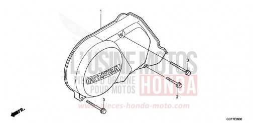 LEFT CRANKCASE COVER CRF70FC de 2012